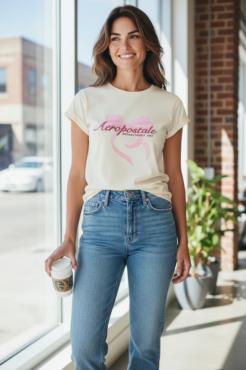 Playera Aéropostale "Coquette Bow" - Image 5