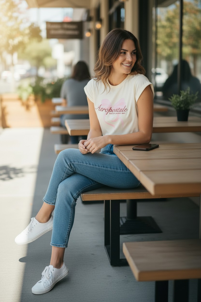 Playera Aéropostale "Coquette Bow" - Image 2