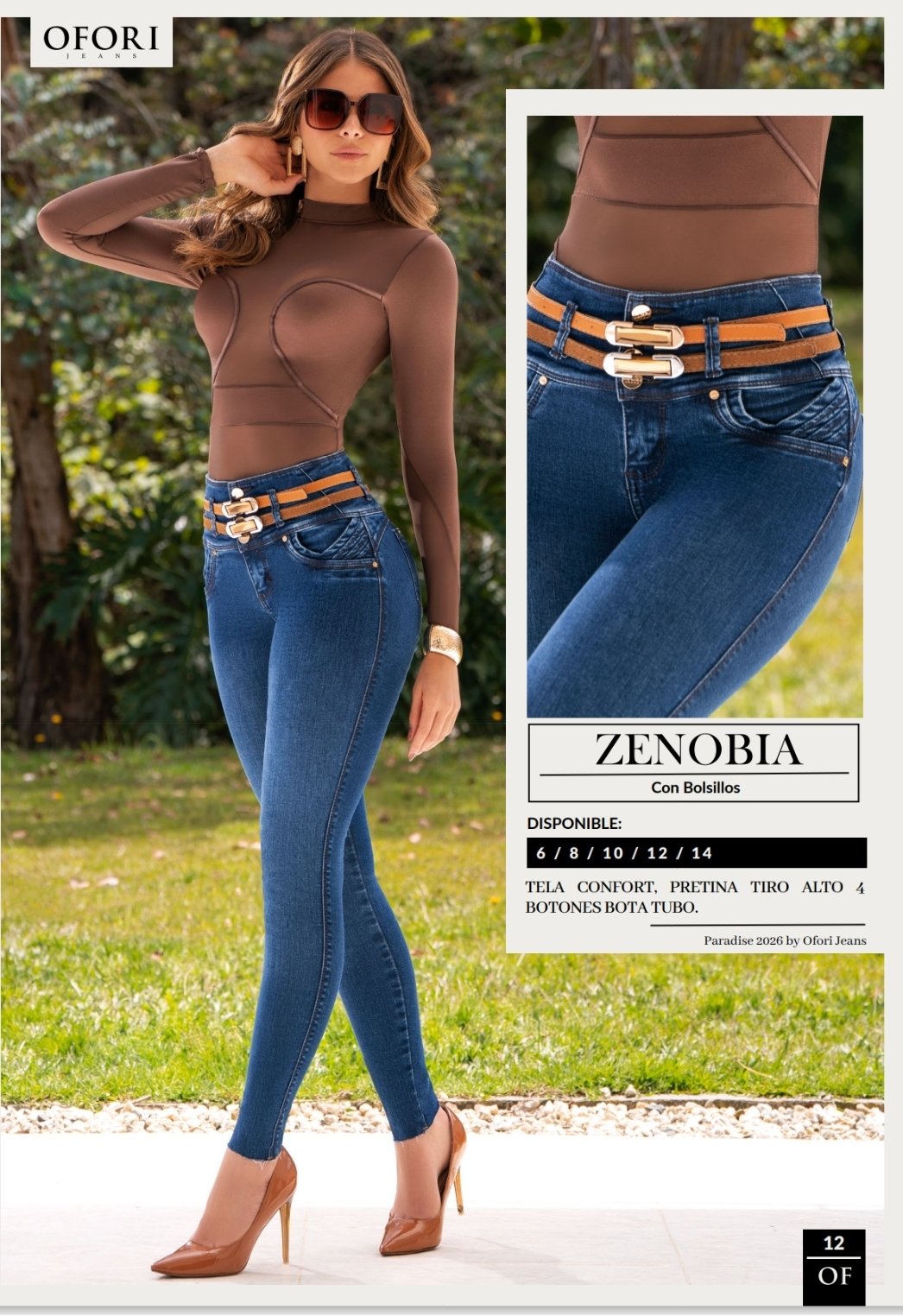 Jean Colombiano Levanta Glúteos – Modelo Zenobia | Ofori Jeans - Image 2